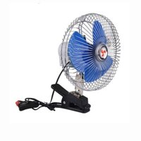 Quạt ô tô thông gió 12v và 24v loại 1 lồng quạt inox kích thước 6inch 8inch tùy chọn