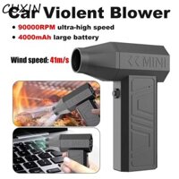 Quạt phản lực CUXIN Mini Turbo, Máy hút bụi không khí điện tốc độ cao 4000mAh, Sạc mới 130000Rpm Động cơ không chổi than Dụng cụ làm sạch bụi cầm tay