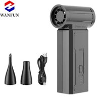 Quạt phản lực Mini Turbo RADIANTEDGE, 100000Rpm Máy hút bụi không khí điện tốc độ cao, Máy thổi bạo lực Luồng khí mạnh mẽ Cầm tay có thể sạc lại Động cơ không chổi than