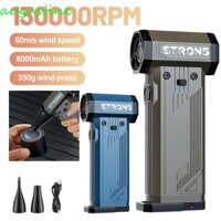 Quạt phản lực Mini Turbo AUGUSTINE, động cơ không chổi than 130000Máy hút bụi không khí điện RPM, cầm tay có thể sạc lại 4 tốc độ Tốc độ gió có thể điều chỉnh 60m / s Máy thổi Turbo bạo lực Vệ sinh xe hơi