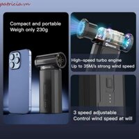 Quạt phản lực Mini Turbo HTGHTG, 100000Rpm Máy hút bụi không khí điện tốc độ cao, Máy thổi bạo lực Luồng khí mạnh mẽ Cầm tay có thể sạc lại Động cơ không chổi than ngoài trời