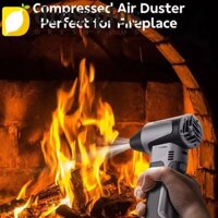 Quạt phản lực Turbo Mini DRESSPLUS, Máy thổi bụi điện tốc độ cao 52m / s, Luồng khí mạnh mẽ di động có thể điều chỉnh tốc độ không chổi than Động cơ quạt bạo lực cầm tay Máy hút bụi ô tô