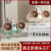 Quạt phun sương để bàn hai đầu hai quạt mới, quạt lớn bán chạy cho ký túc xá sinh viên, quạt sạc USB