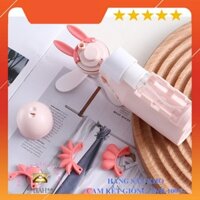 Quạt phun sương mini cầm tay giá tốt, pin sạc USB TE12