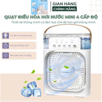 QUẠT PHUN SƯƠNG MINI, QUẠT ĐIỀU HÒA MINI | Sử dụng pin sạc dự phòng hoặc củ sạc