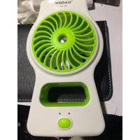 Quạt phun sương mini VKT-WD-209, quạt hơi nước để bàn mini WEIDASI, quạt di động cầm tay nhỏ gọn phun hơi tích điện bằng