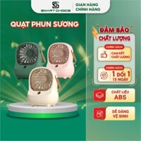 Quạt Phun Sương Mini SMARTCHOICE SCG-PK124 Pin 1200mAh 3 Chế Độ Gió Nút Cảm Ứng Dung Tích 200ml