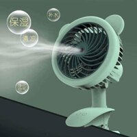 QUẠT PHUN SƯƠNG TÍCH ĐIỆN MINI. QUẠT CẦM TAY. QUẠT ĐỂ BÀN