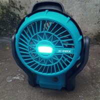 Quạt pin KMAX 12inch dùng chân pin phổ thông M21-bảo hành 6 tháng