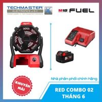 Quạt pin Milwaukee M18 AF-0 - RED COMBO THÁNG 6 Hàng chính hãng, Bảo hành 12 tháng