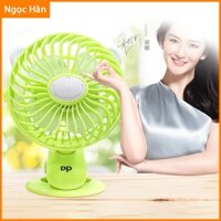Quạt Pin Sạc Mini Kẹp Bàn Model Dp7608 Có 3 Mức Gió Dung Lượng Pin 2000mah ngochanshop