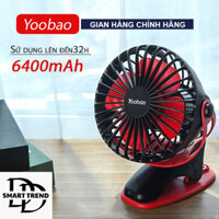 Quạt pin sạc tích điện YOOBAO F04 6400 mAh đế kẹp đa năng đế kẹp mini để bàn linh hoạt Phụ Kiện Usb