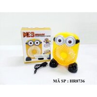 Quạt pin sạc usb Minion Hr8736