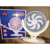 QUẠT SẠC BÀN JR-5566 TÍCH ĐIỆN