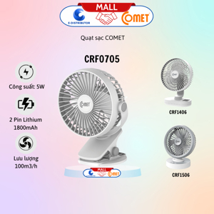 Quạt sạc Comet CRF1406