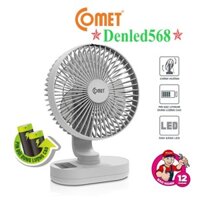 Quạt sạc Đa năng tích điện để bàn COMET 6w 3 cấp độ gió Pin Lithium dung lượng cao CRF 1406