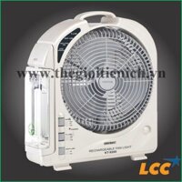 Quạt sạc- Đèn sạc đa chức năng KT-9200- Loại 2 bình