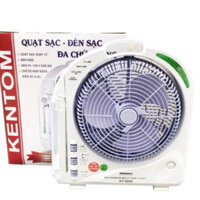 Quạt sạc điện kentom 9100 (1binh) bh 6thang