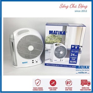 Quạt sạc điện Matika MTK-6298