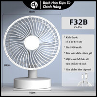 Quạt sạc điện mini quat USB văn phòng để bàn,cầm tay TAIDU/ Hàng chính hãng (F32A,F32B)