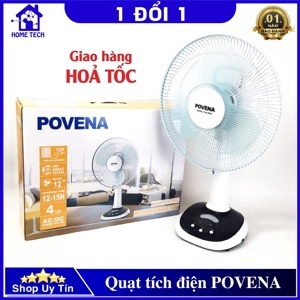 Quạt sạc điện Povena PVN-5612
