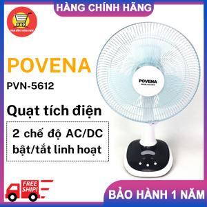 Quạt sạc điện Povena PVN-5612