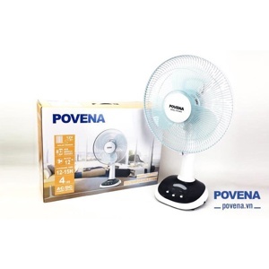 Quạt sạc điện Povena PVN-5612