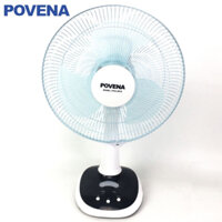 Quạt sạc điện Povena PVN-5612 - Hàng chính hãng