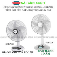 Quạt sạc điện Sunhouse SHD7228/SHD7223 - Nhiều mức tốc độ gió - Sunhouse Sài Gòn