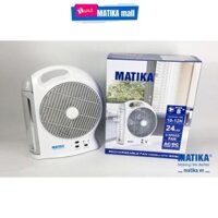 Quạt sạc điện,quạt tích điện Matika MTK-6298 đèn led hiện đại,pin khỏe,bảo hành 12 tháng