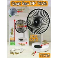 Quạt sạc DP 7626