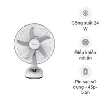 Quạt sạc Kangaroo 5 cánh KG735 24W 7000mAh