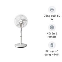 Quạt sạc Kangaroo 5 cánh KG739 50W 4500mAh