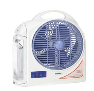 Quạt sạc Kentom KT9100 loại 2 bình