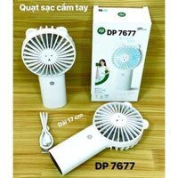 Quạt sạc mini cầm tay DP 7677