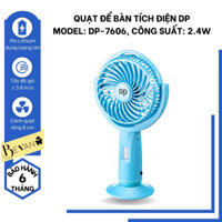 Quạt sạc mini có đèn LED giá rẻ DP7606 tiết kiệm chi phí, mang lại hiệu quả cao, tiện lợi - Bevano