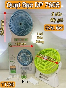 Quạt sạc Mini DP-7605