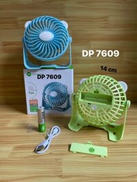 QUẠT SẠC MINI DP 7609