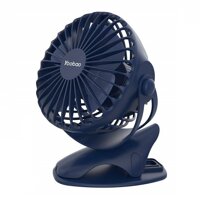 Quạt sạc mini xoay góc 720 độ, đế kẹp đa năng hoặc đặt bàn, với 4 nấc điều chỉnh gió YOOBAO F04 6400MAH - Xanh navy