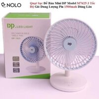 Quạt sạc pin để bàn DP 7625 chính hãng siêu mát pin lâu