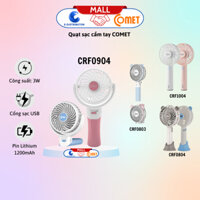 Quạt sạc tích điện cầm tay COMET CRF0904/1004/0803/0804 - Hàng 100% chính hãng