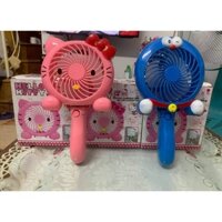 quạt sạc tích điện cầm tay Hello Kitty