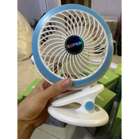 Quạt sạc tích điện chân kẹp, quạt sạc pin FZM-03