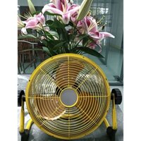 Quạt sạc tích điện chân quỳ - quay 360 độ - bảo hành 12 tháng