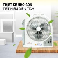 Quạt Sạc Tích Điện Đa Năng SUNCA SF-292AS Tiết Kiệm Điện,Siêu Mát,Bền Đẹp Ắc Quy Có Đèn