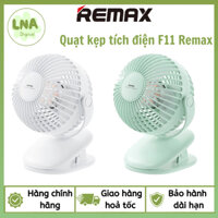 Quạt Sạc Tích Điện Để Bàn Hoặc Kẹp Remax F11 - 3 Chế Độ Gió - Xoay 360 Độ - Thời Gian Sử Dụng Đến 6h - Bảo Hành 1 Năm