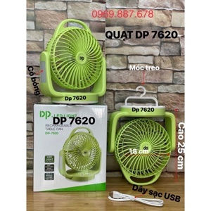 Quạt sạc tích điện DP-7620