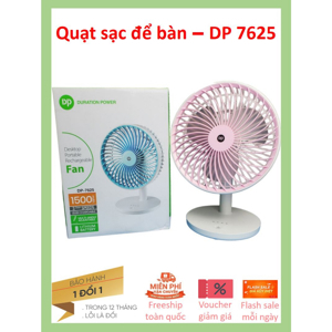 Quạt sạc tích điện DP-7625