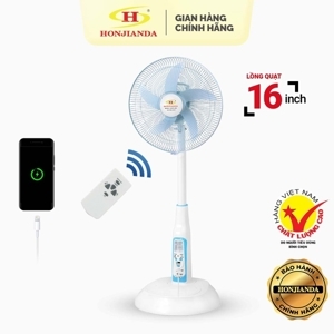 Quạt sạc tích điện Honjanda HJD- FL602