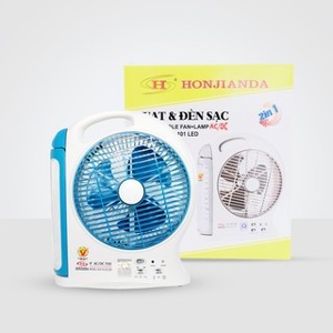 Quạt sạc tích điện Honjianda FL203 - 2 bình
